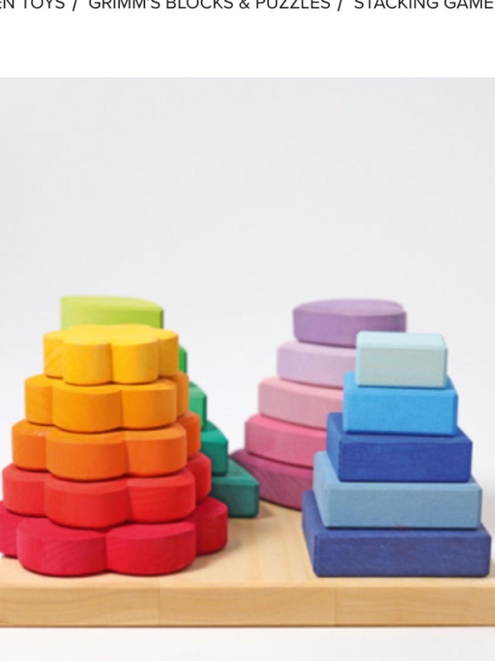 Grimms stacking shapes game